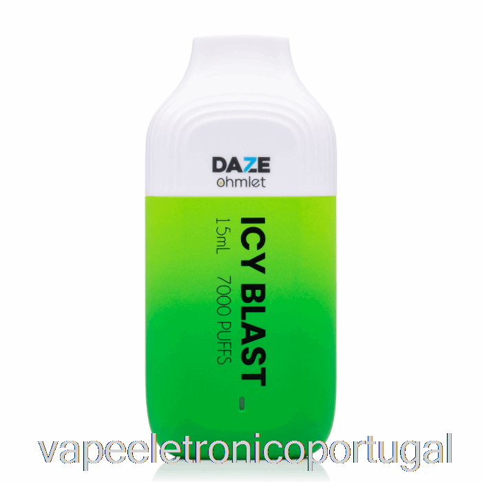 Vape Eletrônico 7 Daze Ohmlet 7000 Descartável Icy Blast